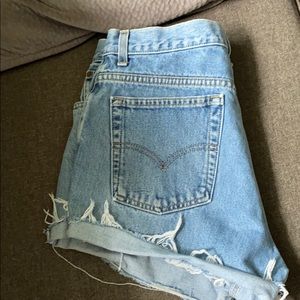 Vintage Levi cut-offs